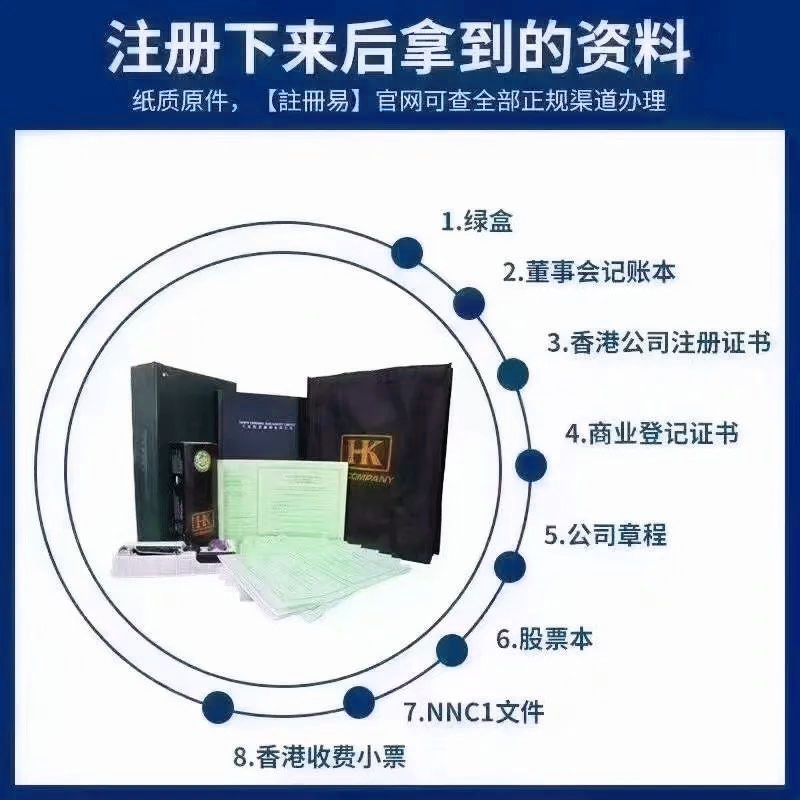 香港公司注冊所獲資料